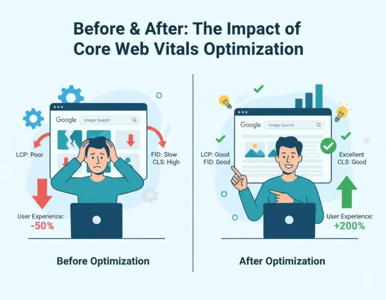 Before & After: The Impact of Core Web Vitals Optimization